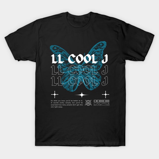 LL Cool J // Butterfly T-Shirt by Saint Maxima